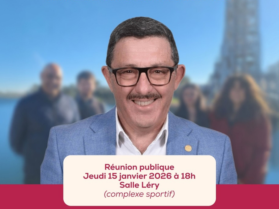 Réunion publique - 15 janvier 2026