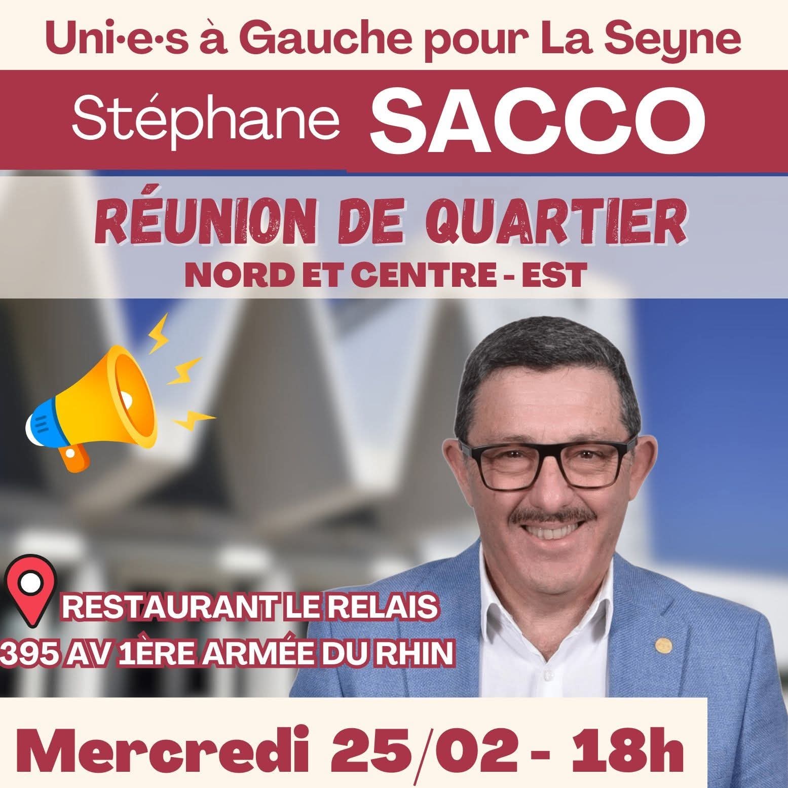 Réunion de quartier Nord et Centre-Est - 25 février 2026
